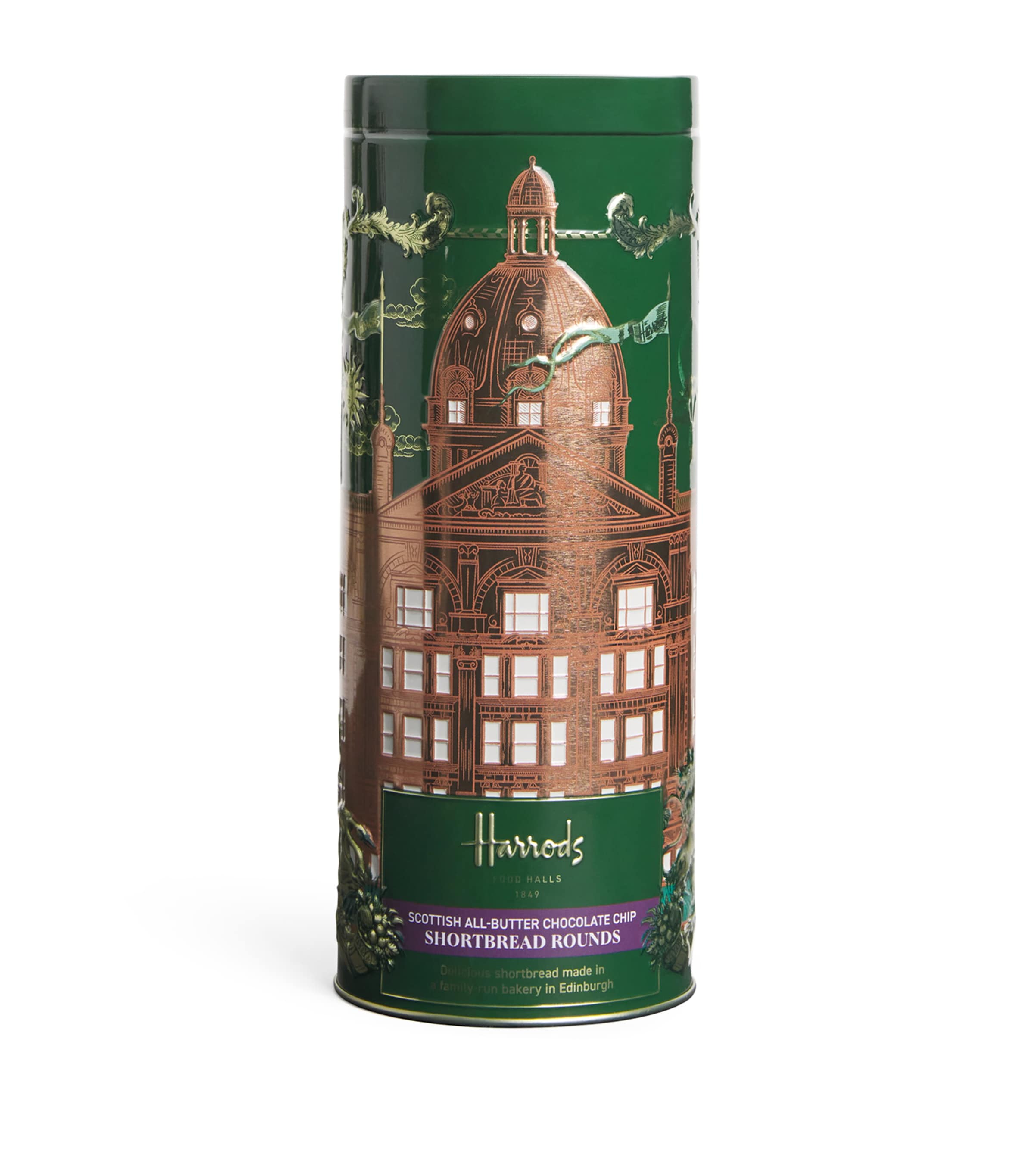 Harrods Scottish All-Butter Chocolate Chip Shortbread Rounds (200g)