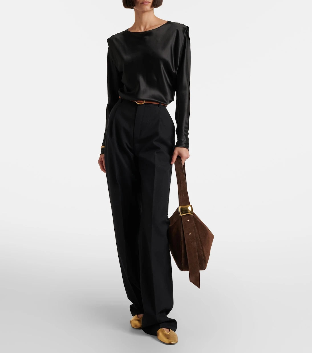 Amanu - Zambia suede shoulder bag