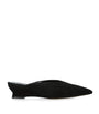 Le Monde Beryl Black Suede Micro Wedge Mules 40