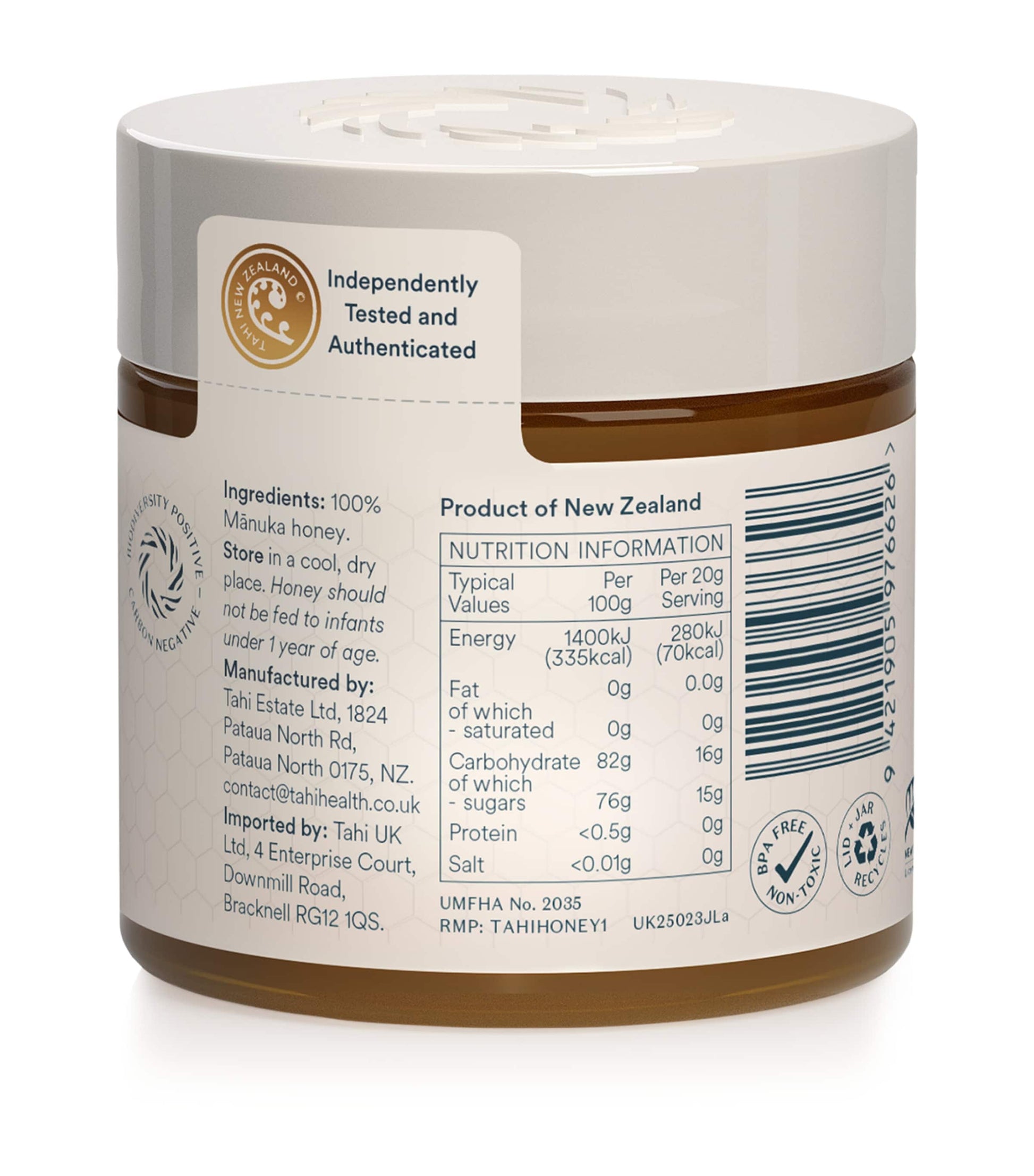 Manuka Honey UMF™ 23+ / MGO 1046+ (250g)