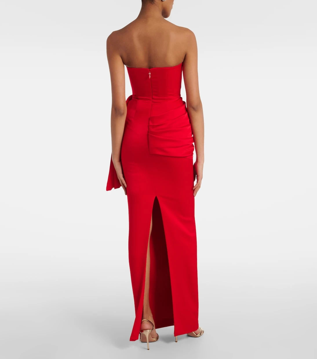 Alex Perry - Draped crêpe satin gown