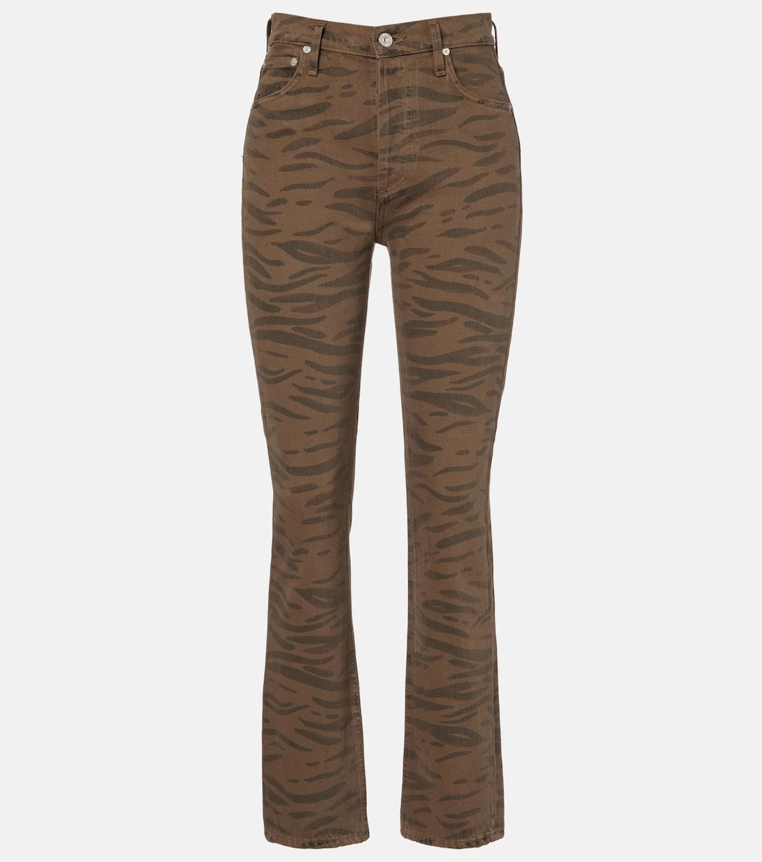 Citizens of Humanity - Blaine zebra-print flared jeans