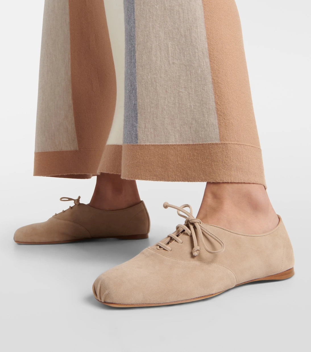 Gabriela Hearst - Maya leather lace-up flats