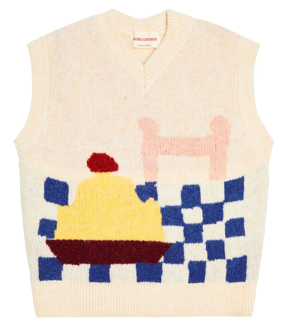 Bobo Choses - Yummy Cake jacquard sweater vest