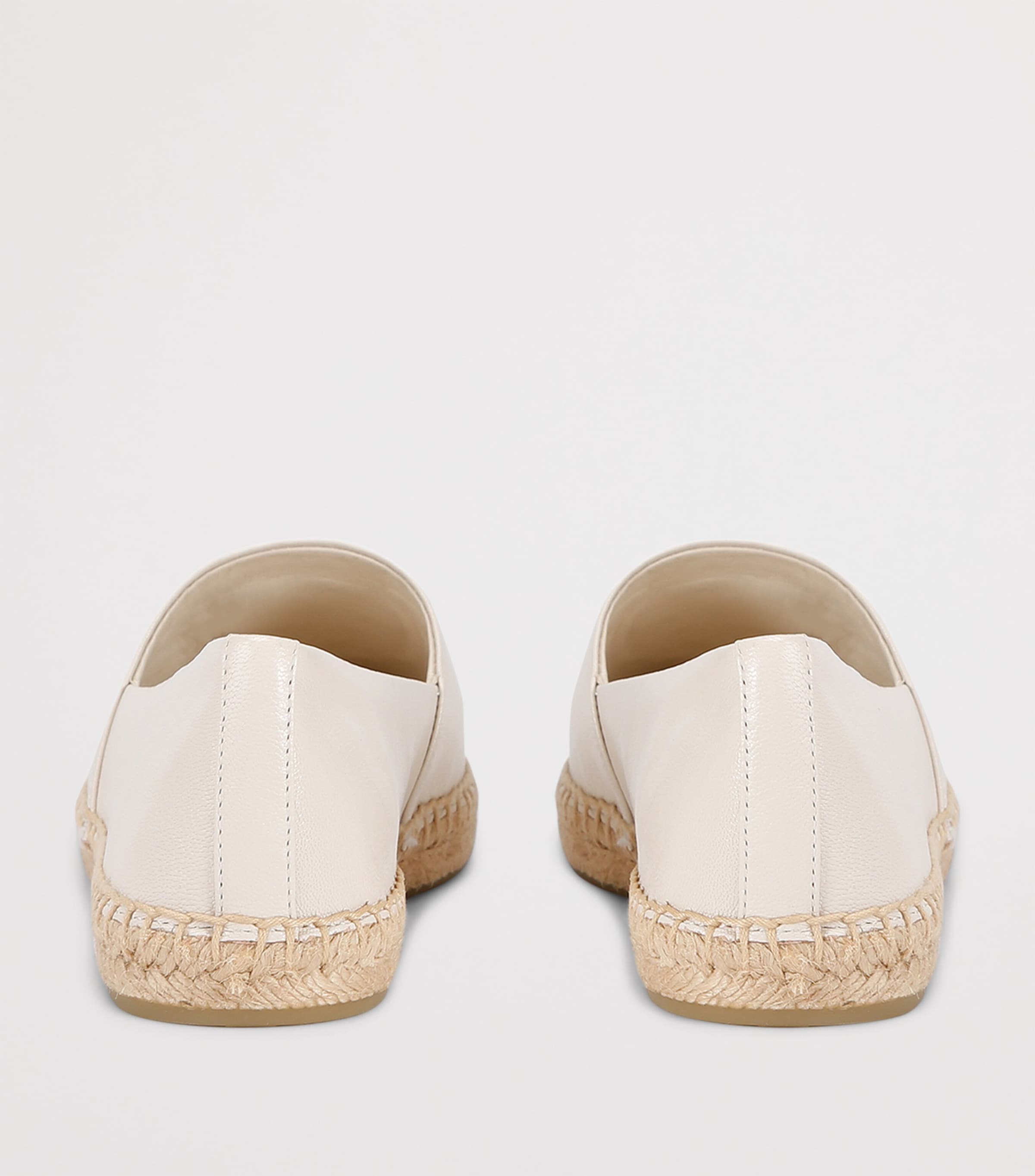 Leather Eleanor Espadrilles CREAM