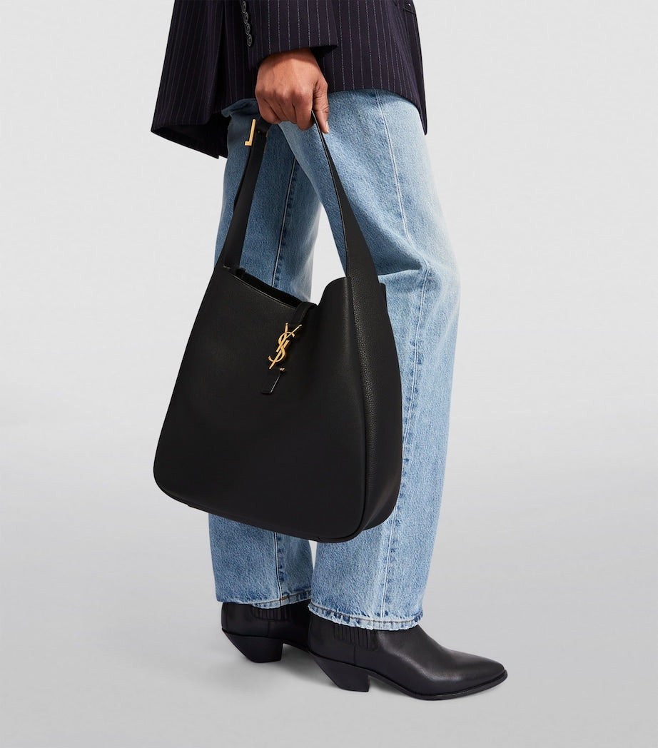 Saint Laurent Black Large Le 5 à 7 Shoulder Bag