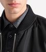 Prada Black Re-Nylon Bomber Jacket