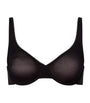 Hanro Black Smooth Illusion Wire Bra