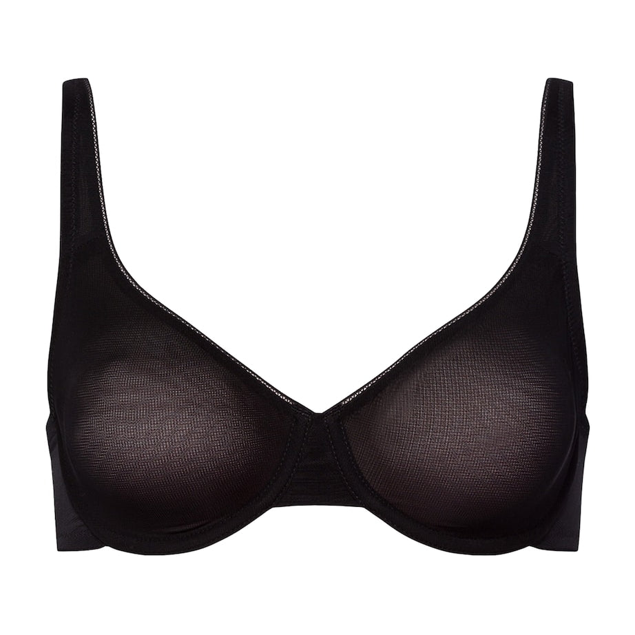 Hanro Black Smooth Illusion Wire Bra