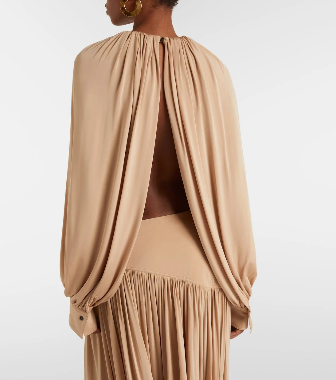 Ferragamo - Cutout draped blouse
