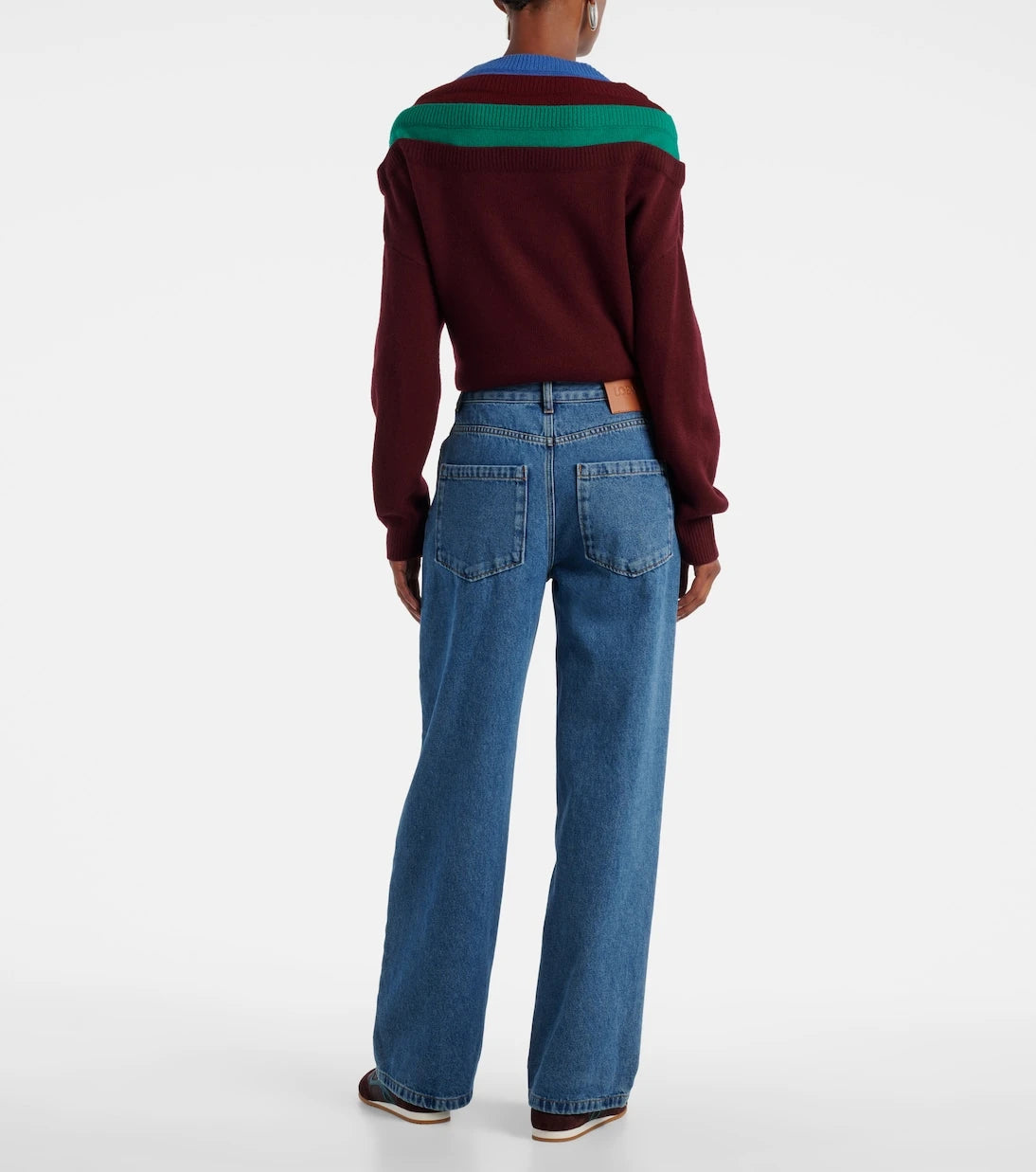 Loewe - Anagram wide-leg jeans