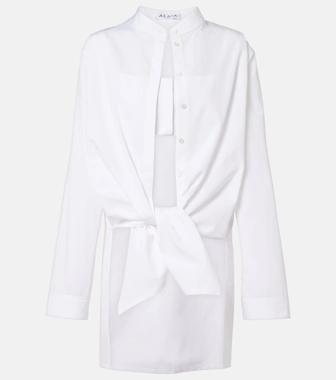 Alaïa - Cotton poplin blouse