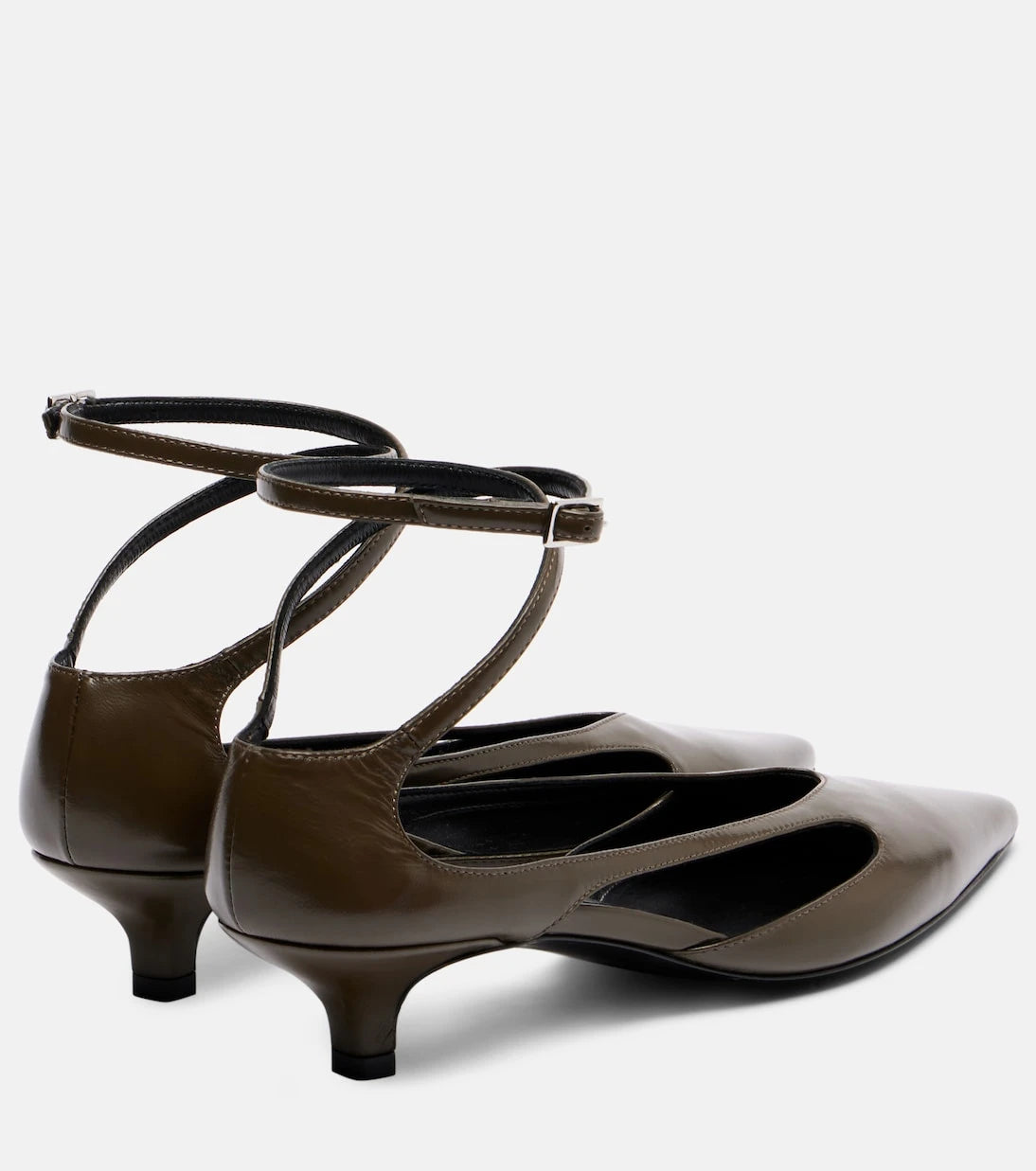 Toteme - Cutout leather pumps