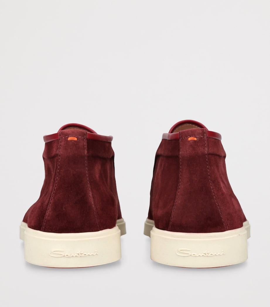 Santoni Suede Shan Boots
