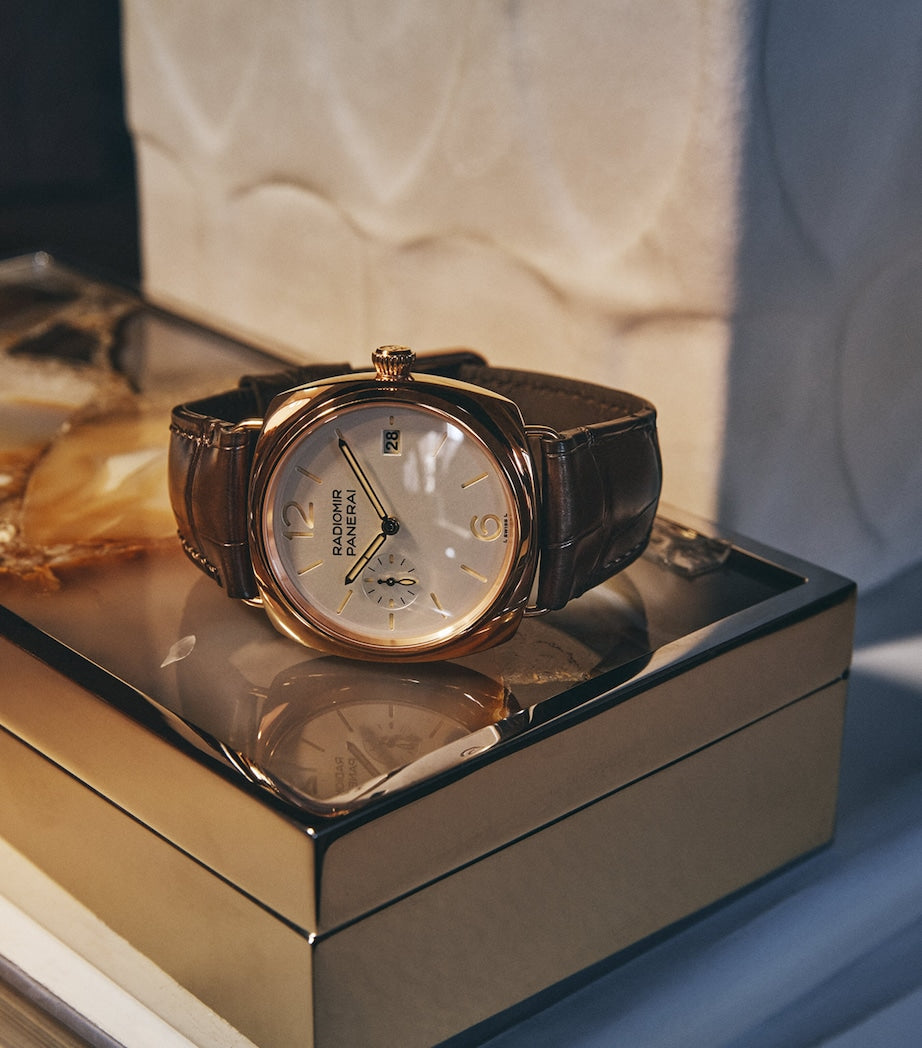 Panerai Rose Gold Radiomir Quaranta Watch 40mm