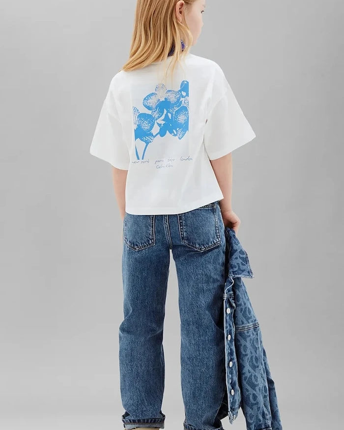 Calvin Klein Jeans Çocuk Pamuklu Tişört