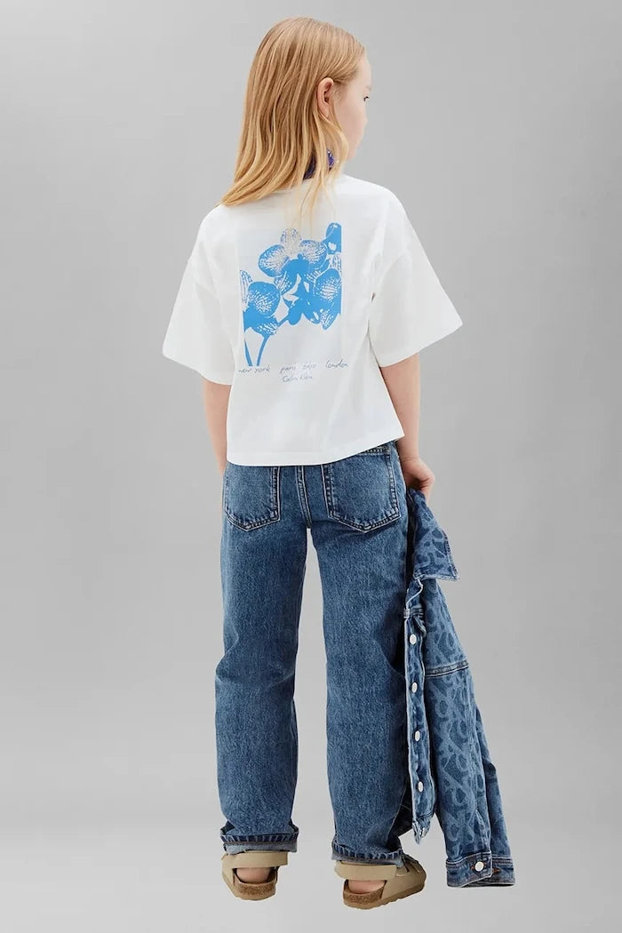 Calvin Klein Jeans тениска за деца от памук