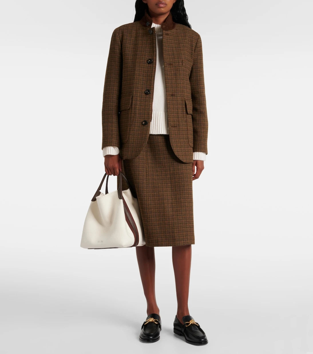 Loro Piana - Bale Large cashmere bucket bag