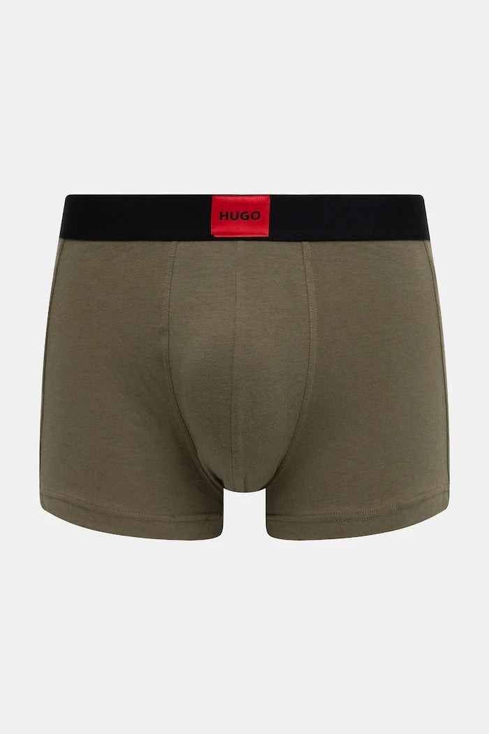 HUGO Erkek Pamuk Elastan Boxer TRUNK TRIPLET GALAXY 3'lü