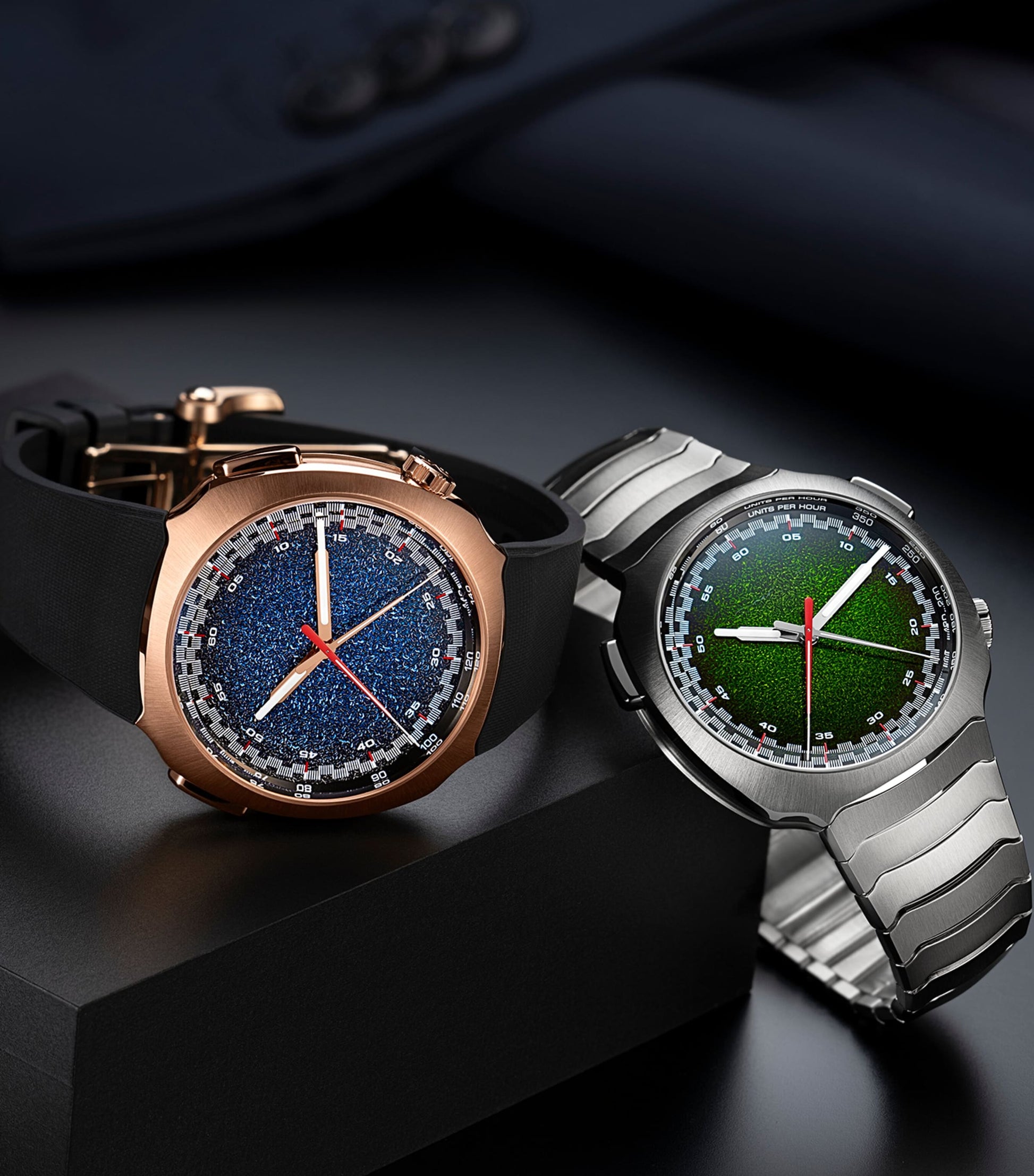 Stainless Steel Streamliner Flyback Watch 42.3mm