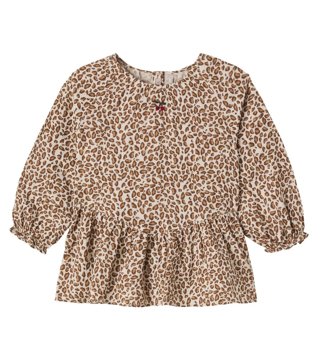 Konges Sløjd - Coco leopard-print cotton blouse