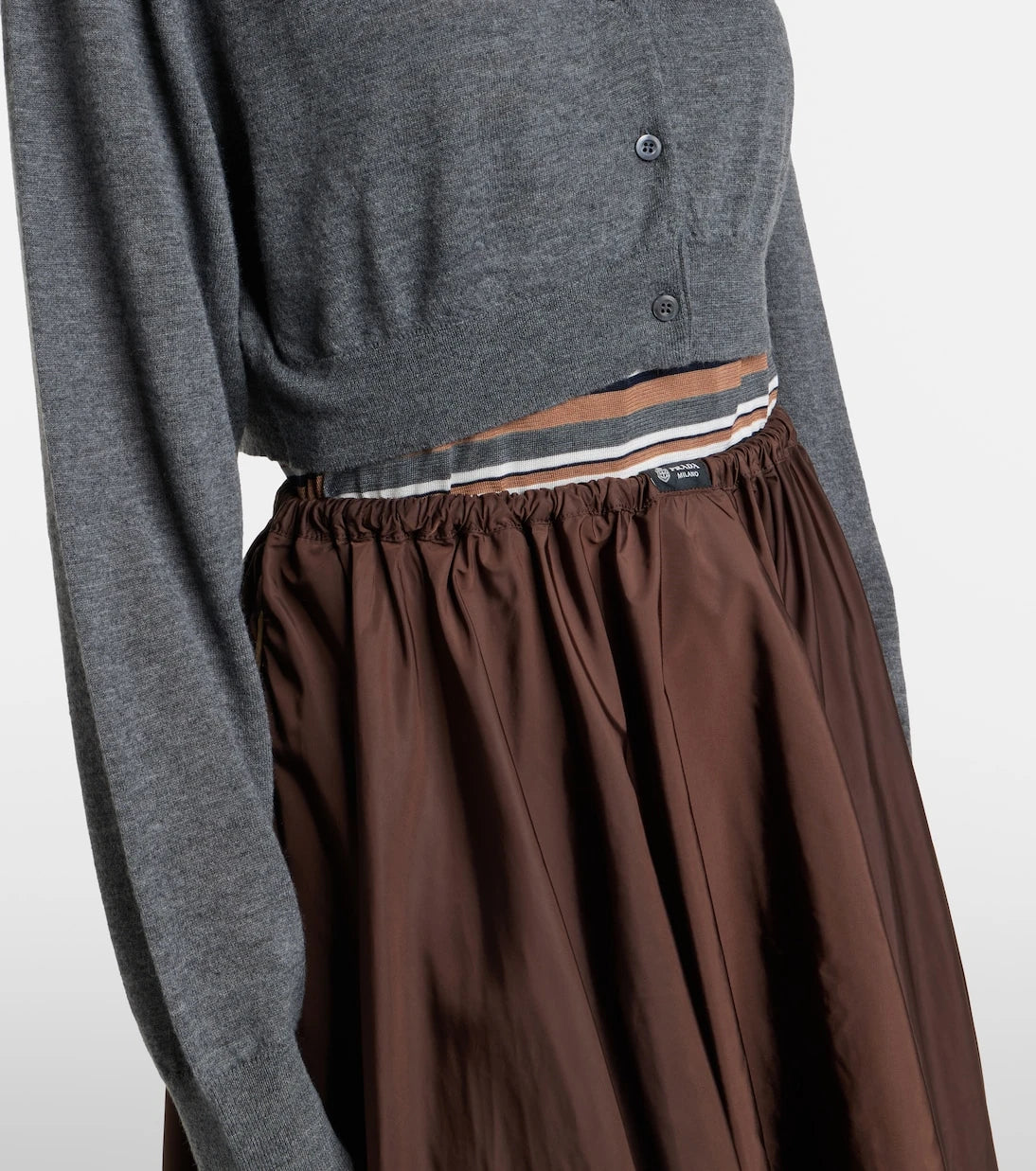 Prada - Cropped cashmere cardigan