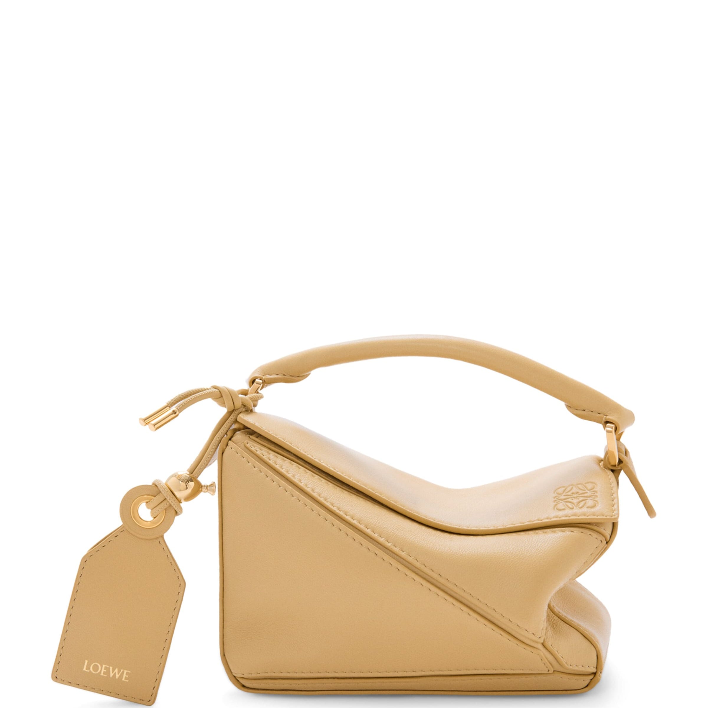 Mini Leather Featherlight Puzzle Top-Handle Bag