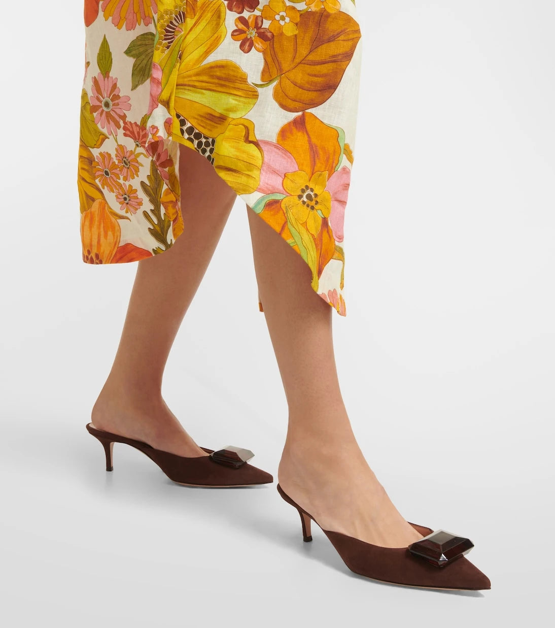 Gianvito Rossi - Jaipur suede mules