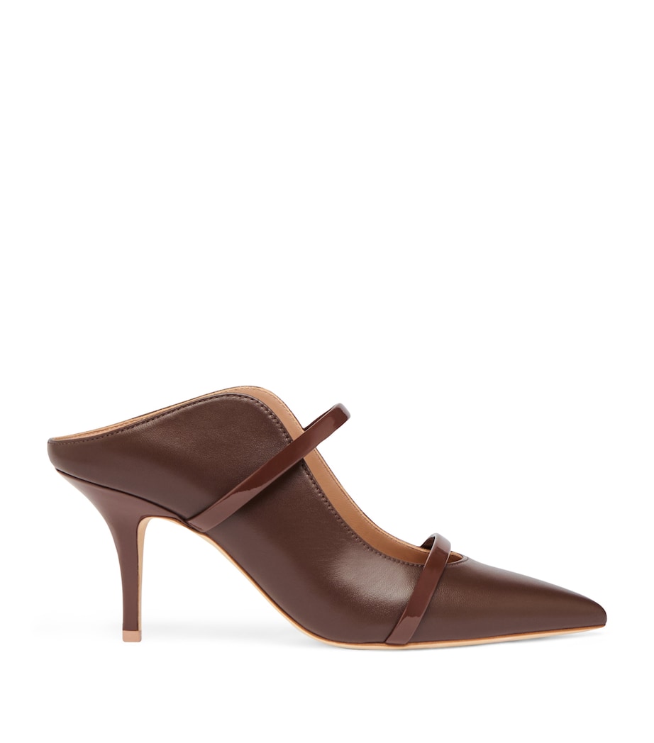 Malone Souliers Brown Leather Maureen Heeled Mules 70