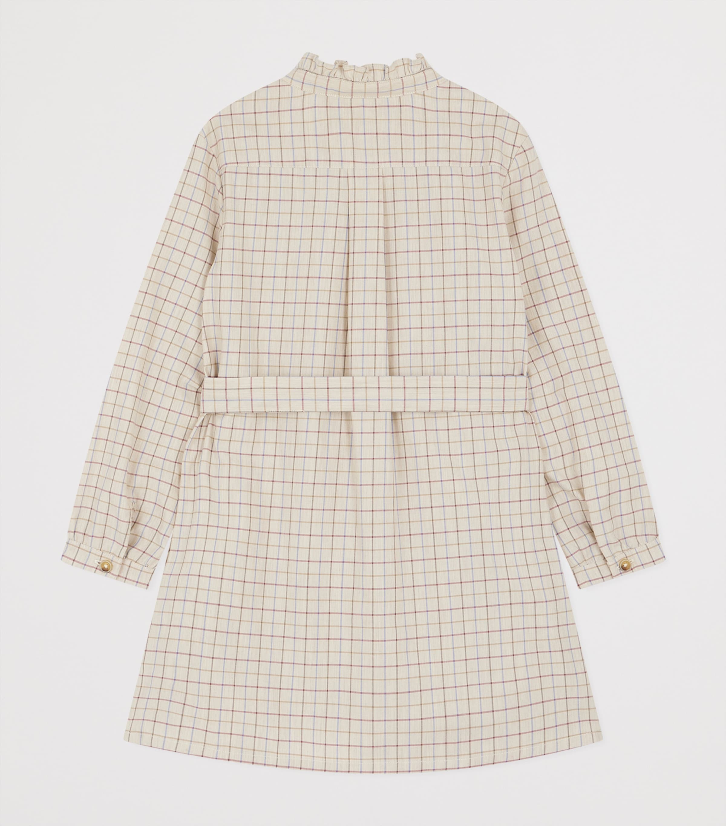 Bonpoint Beige Cotton Twill Jilton Dress (4-8 Years)