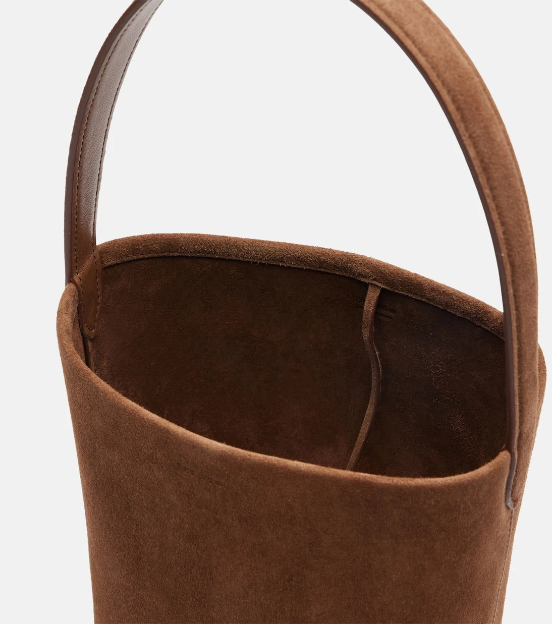 The Row - Park Edge N/S Small suede tote bag