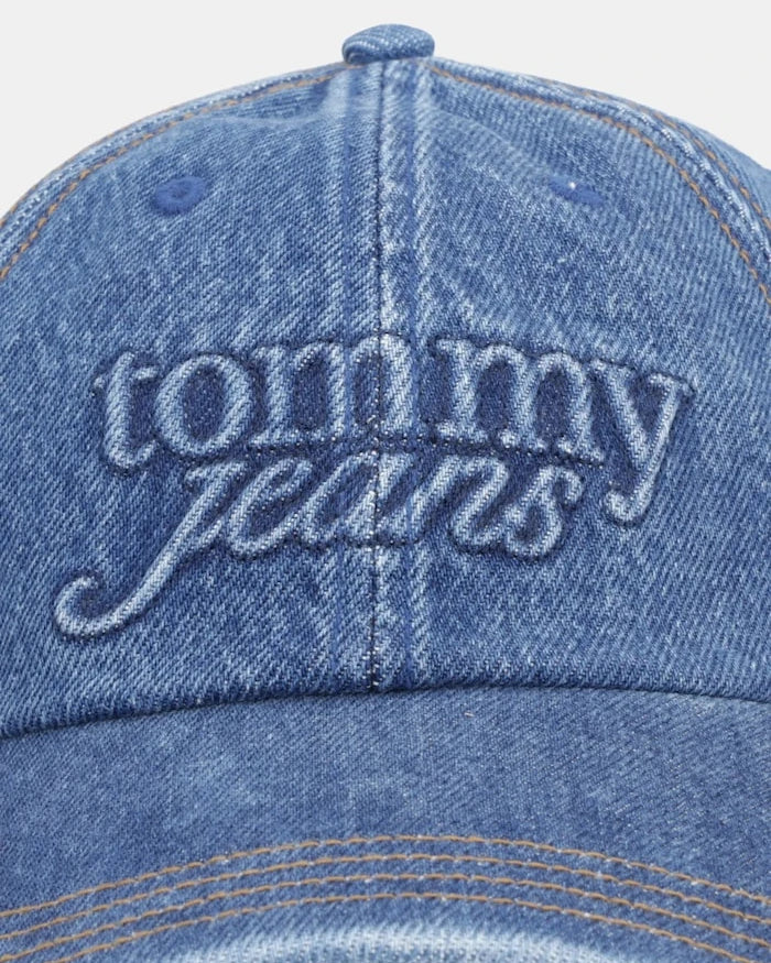 Памучна шапка с козирка Tommy Jeans
