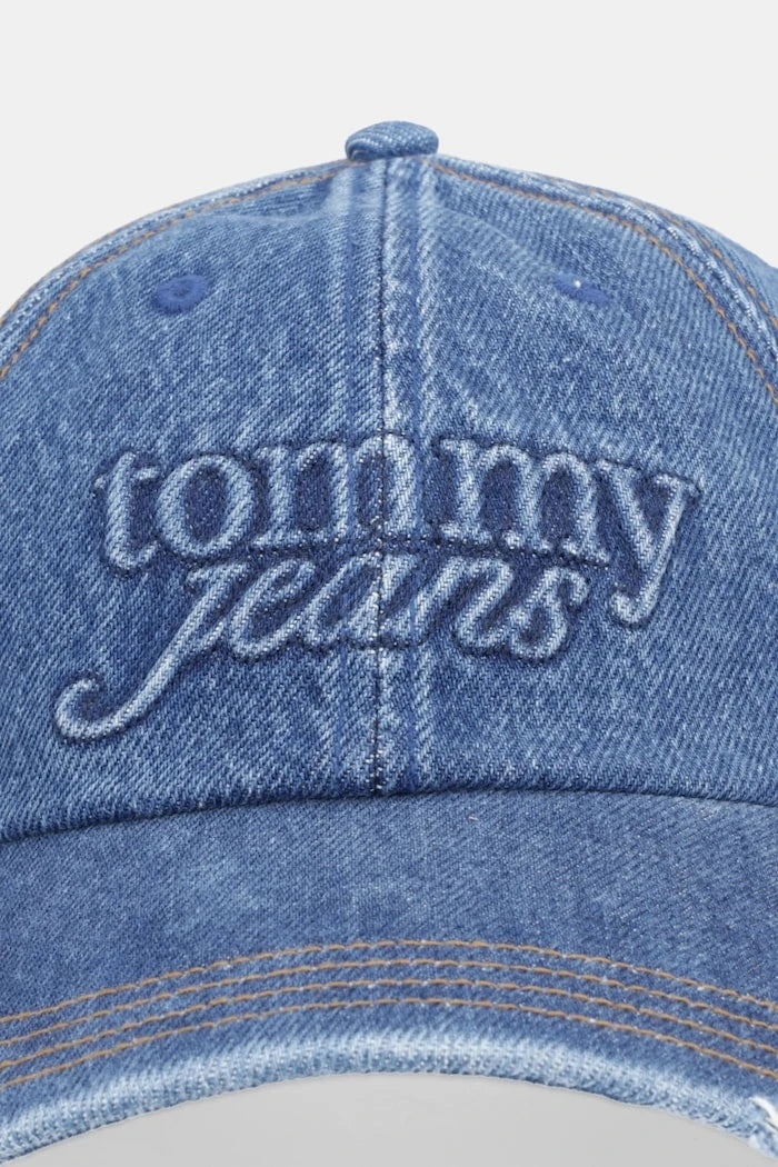 Памучна шапка с козирка Tommy Jeans