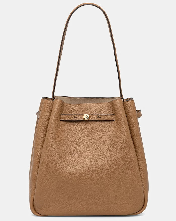 Tory Burch чанта tote дамска от кожа Romy