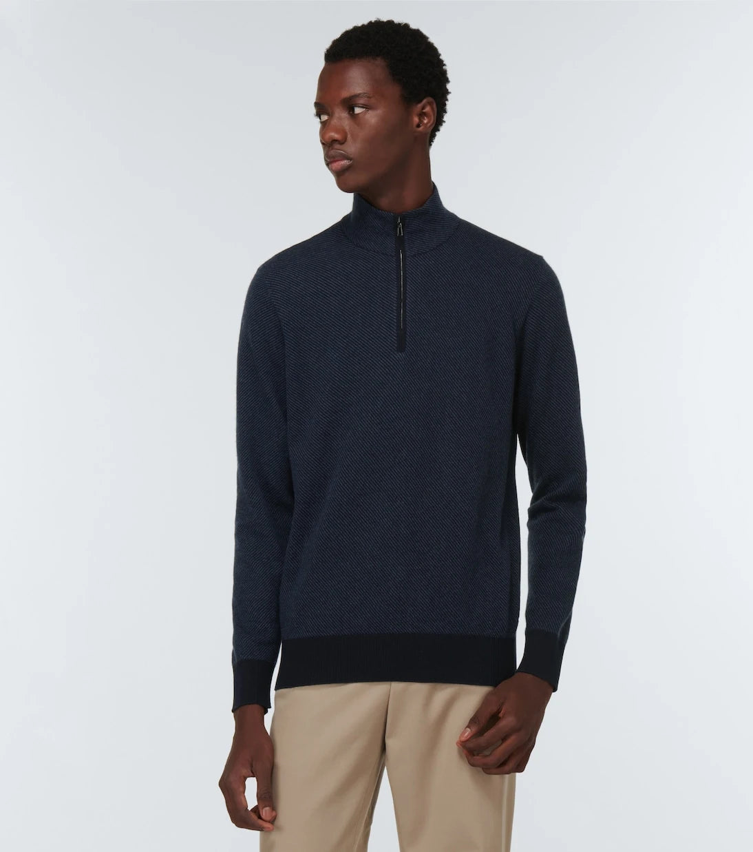Loro Piana - Mezzocollo Roadster cashmere sweater