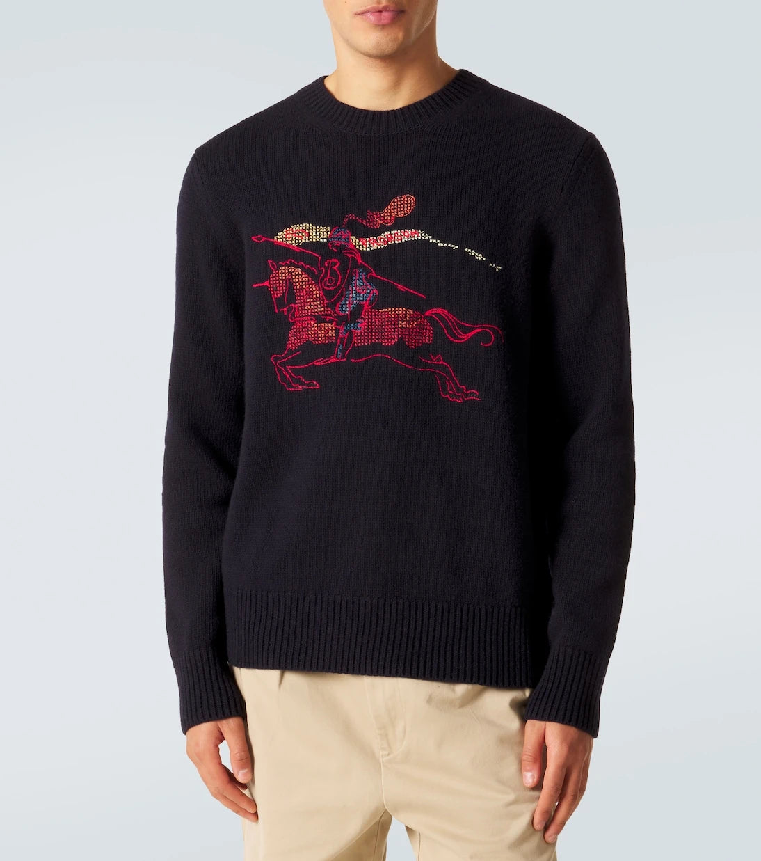 Burberry - EKD wool and cashmere sweater