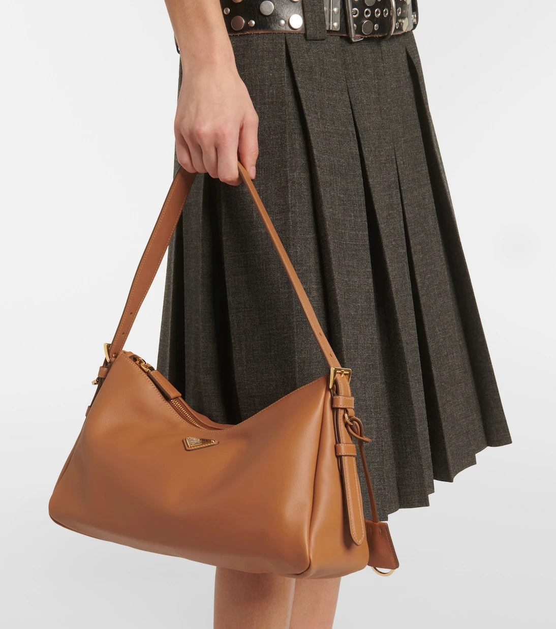 Prada - Aimée Medium leather shoulder bag