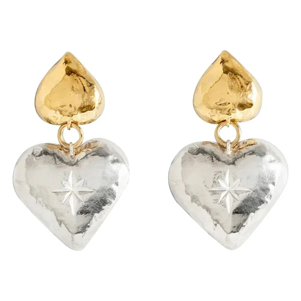 Louise Damas - Boucles La Double | Gold/Silver