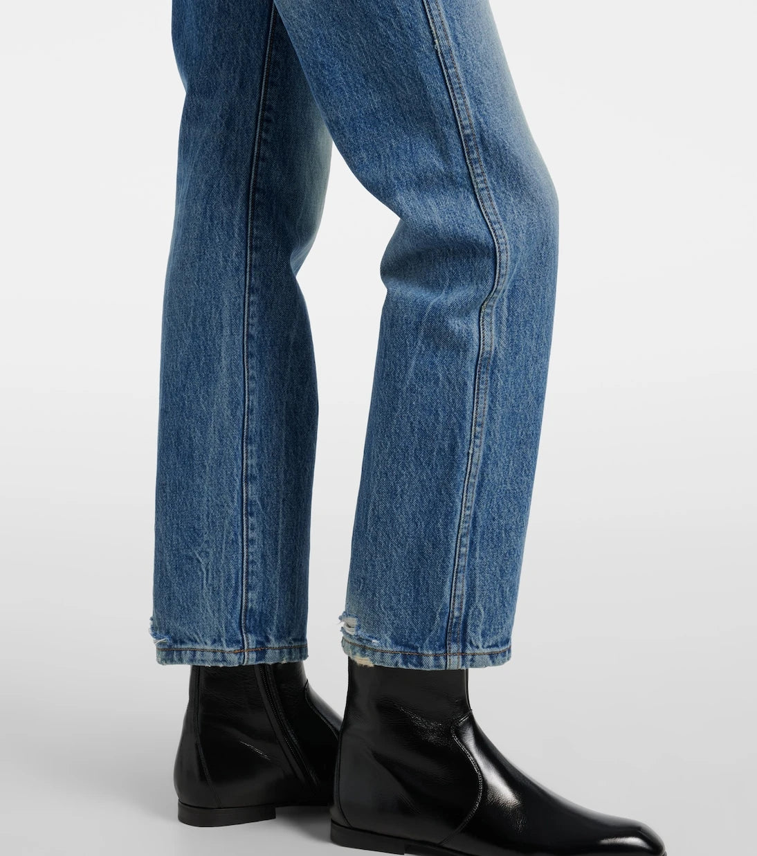 Khaite - Finley cropped straight jeans