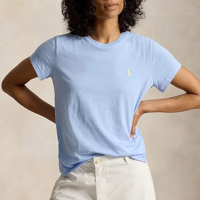 Polo Ralph Lauren pamuk basic kadın tişört COTTON JERSEY-KNT-T-SHIRT