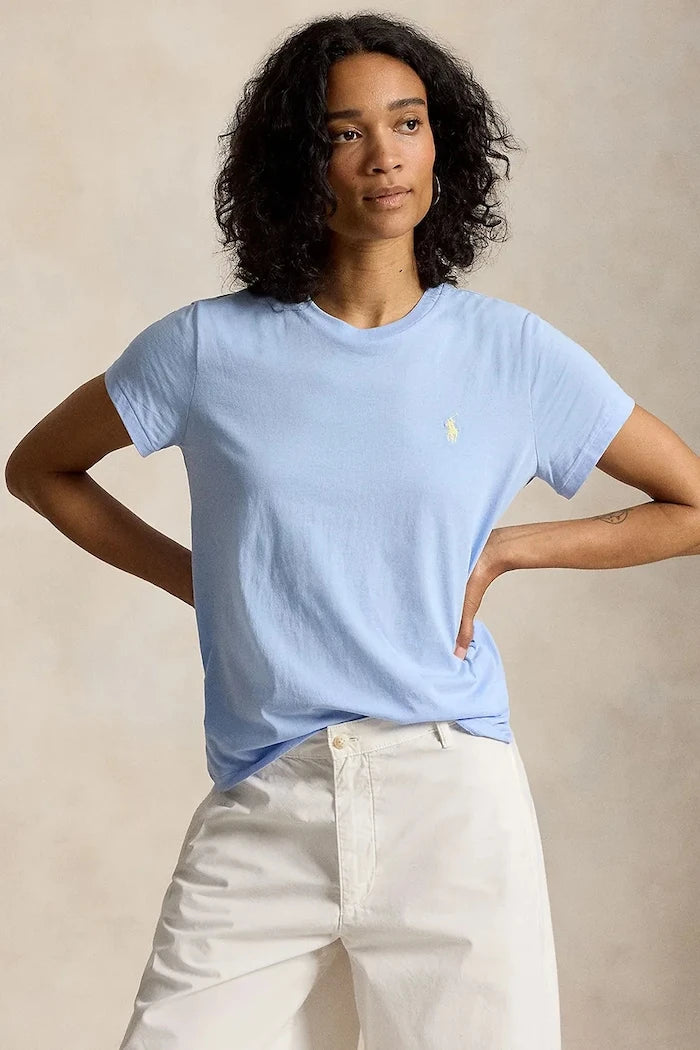 Polo Ralph Lauren pamuk basic kadın tişört COTTON JERSEY-KNT-T-SHIRT