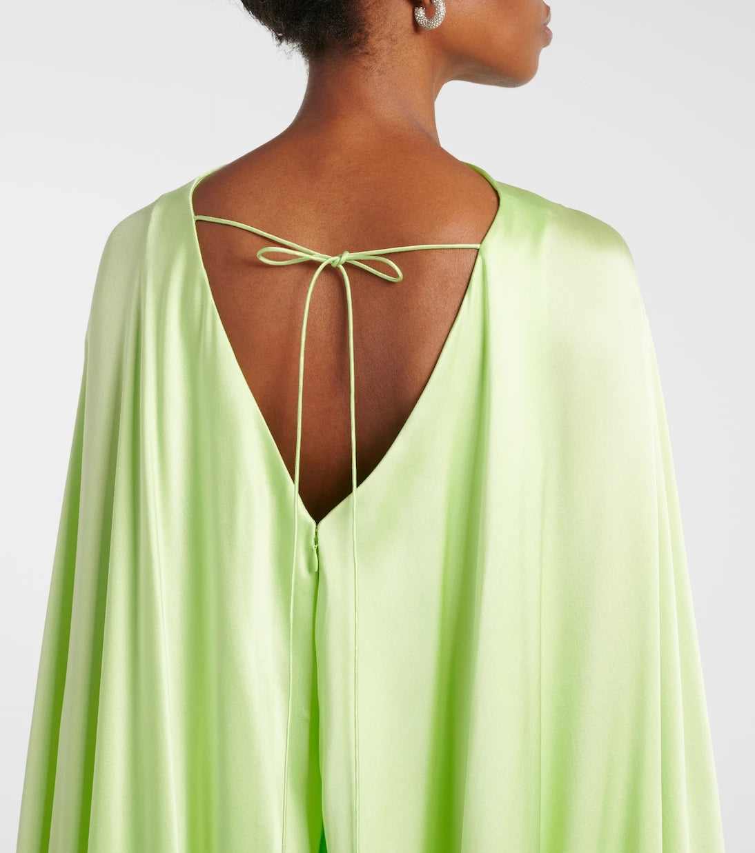 Roksanda - Caped satin gown