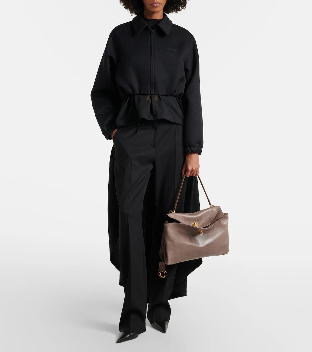 Balenciaga - Rodeo Medium leather top-handle bag
