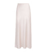 Silk Satin Isaak Maxi Skirt ROSE