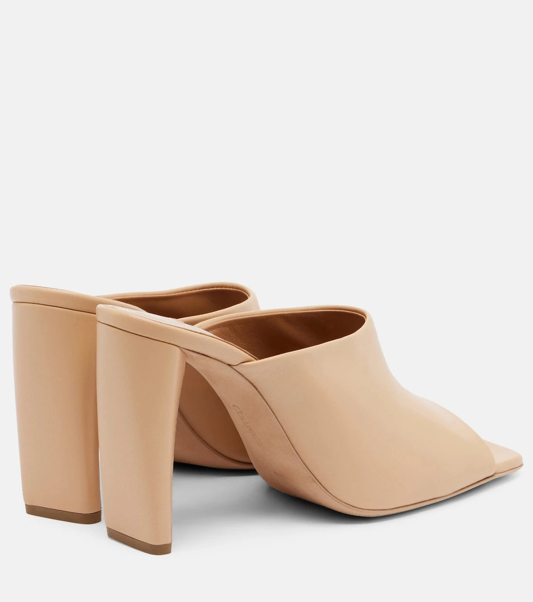 Calvin Klein Collection - Palma leather mules