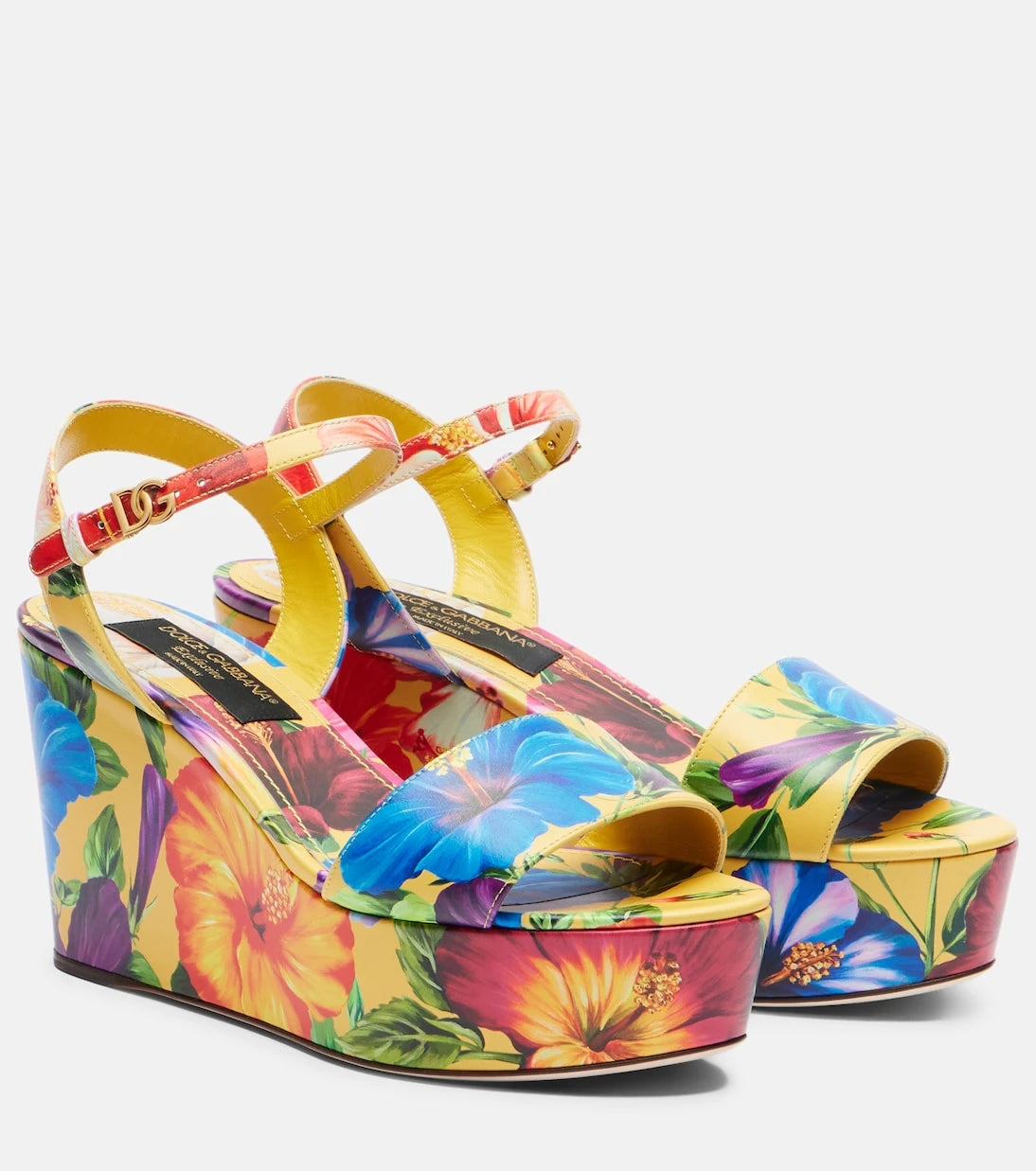 Dolce&Gabbana - Bianca floral wedges
