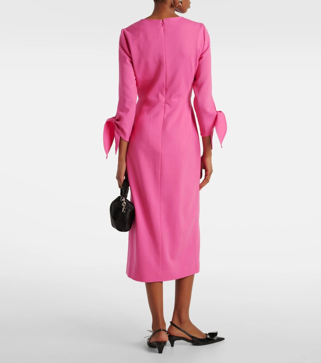 Carolina Herrera - Wool-blend midi dress