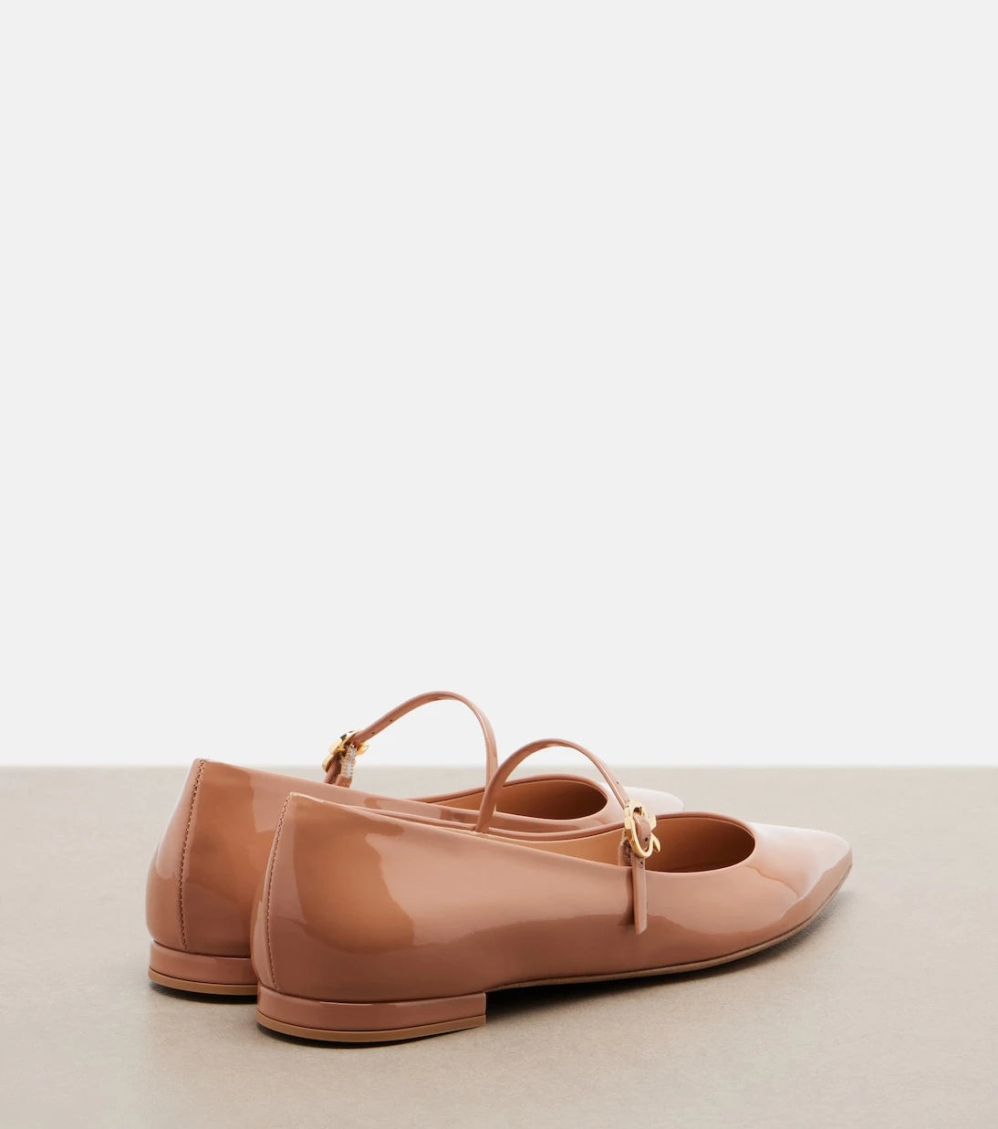 Gianvito Rossi - Patent leather Mary Jane flats