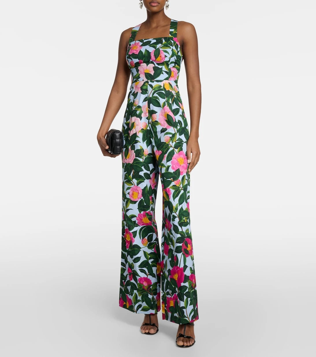 Oscar de la Renta - Floral cotton-blend jumpsuit