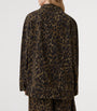 Brown Leopard Print Willow Denim Jacket